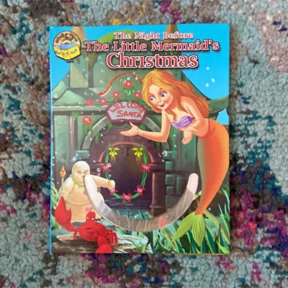 The Night Before Christmas book CD set gingerbread man little mermaid holiday
